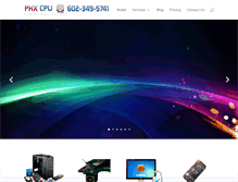 Tablet Screenshot of phoenixcpurepair.com